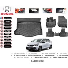 Kalite Oto Honda Jazz 2024 Model 3D Bagaj Havuzu+4.5d Havuzlu Paspas Seti