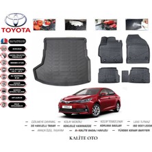 Kalite Oto Toyota Corolla Sedan 2014 Model 3D Bagaj Havuzu+4.5d Havuzlu Paspas Seti