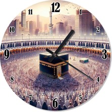 Tablomega Kabe ve Ibdet Eden Insanlar Dekoratif Duvar Saati