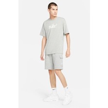 Nike Club Cargo Cepli Erkek Siyah Pamuklu Şort