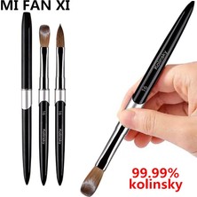 DouranShop G-B630-14 Tarzı 1 Adet Tırnak Akrilik Fırça Kolinsky Samur Akrilik Fırça Uv Jel Oyma Kalem Fırçası Sıvı Toz Dıy Tırnak Çizim (Yurt Dışından)