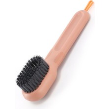 DouranShop B-Pembe Tarzı Çok Fonksiyonlu Ayakkabı Fırçası Çizme Fırçası Temizleme Bezi ile Ayakkabı Yıkama Için Otomatik Sıvı Deşarj Temizleme Fırçası (Yurt Dışından)