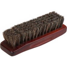 DouranShop Kahverengi Tarzı 1 Adet Profesyonel Ahşap Saplı At Kılı Kıl Çizme Ayakkabı Parlatma Fırçası (Yurt Dışından)