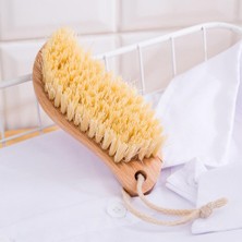 DouranShop B Tarzı Çok Fonksiyonlu Bootpolish Temizleme Fırçası Süet Nubuk Çizme Uzun Saplı Ahşap Ayakkabı Fırçası Elastik Ev (Yurt Dışından)