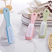 DouranShop Pembe Tarzı Ayakkabı Fırçası Plastik Yumuşak Kürk Ayakkabı Silme Tuvalet Zemin Temizleme Kıyafetleri Yaka Çamaşır Fırçası (Yurt Dışından)