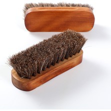 DouranShop 1 Adet Tarzı 1 Adet At Kılı Parlatma Fırçası Hollandalı Ahşap Saplı Deri Ayakkabı Çantası Ceket Araba Koltuğu Yumuşak Toz Giderme ve Parlatma Için Kullanın (Yurt Dışından)