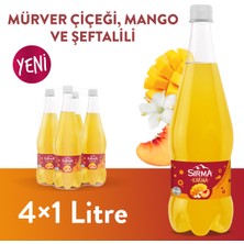 Sırma Karma Mango ve Mürver Çiçeği Aromalı Şeftalili Doğal Maden Suyu 1 L X4