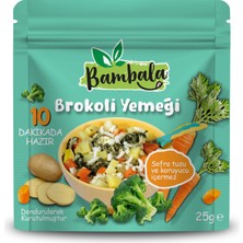 Bambala 10 Dakika - Dondurularak Kurutulmuş Brokoli Yemeği 25G