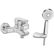E.C.A Niobe Banyo Bataryası + Fırat Mafsallı Duş Seti Banyo Üst Takımı