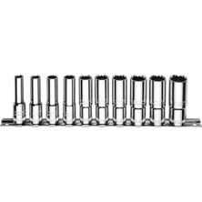 Ceta Form 10 Pc.3/8"12 Köşe Derin Lokma Anahtar Tk. C14-RB10