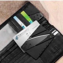 Neo Concept 2'Li Kredi Kartı Şeklinde Cüzdan Tipi Kamp Bıçağı Pratik Cardsharp