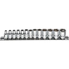 Ceta Form 13 Pc.1/4"6 Köşe Lokma Anahtar Takımı (Raylı) C02-RH13