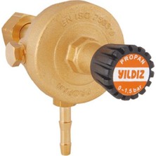Yıldız Propan Basınç Düşürücü W 21.80 x 1/14" Sol  4 Bar (Manometresiz) 5121-4