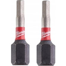 Milwaukee Bits Uç Hex3,0mm 25MM 2li Pkt Shockwave Impact T4932430894