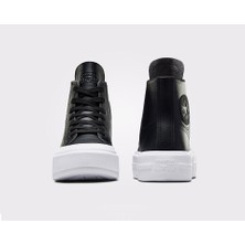 Converse Chuck Taylor All Star Cruise Leather Kadın Platform Deri Günlük Ayakkabı A06143C Siyah