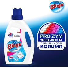 Bingo Sıvı Performans Çamaşır Deterjanı Amber Çiçeği 1755 ml 3lü