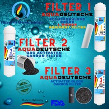 Aqua Deutsche 7 Filitre 14 Aşama Kapalı Kasa Su Arıtma Cihazları Için Inline Filitre Seti.