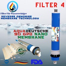 Aqua Deutsche 6 Filitre 12 Aşama Kapalı Kasa Su Arıtma Cihazları Için Inline Filitre Seti.