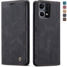 SZY Market Oppo Oppo 7 4g Için Flip Case Vintage Pu Deri Cüzdan Manyetik Kapatma (Yurt Dışından)