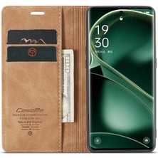 SZY Market Oppo Bulmak Için Flip Case X6 5g Vintage Pu Deri Cüzdan Kılıf Kart Yuvası (Yurt Dışından)