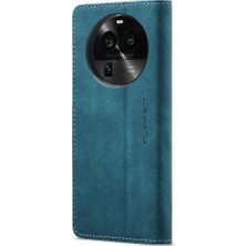 SZY Market Oppo Bulmak Için Flip Case X6 5g Vintage Pu Deri Cüzdan Kılıf Kart Yuvası (Yurt Dışından)