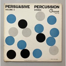 Command The Command All Stars Persuasive Percussion Volume 3 Lp Plak (Orjnal 1960 Dönem Amerika Baskı Plak)