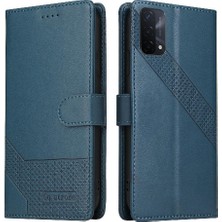 SZY Market Oppo A93 5g Premium Deri Üç Kart Yuvaları Kickstand 4 Için Flip Case (Yurt Dışından)