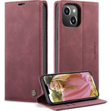 SZY Market Iphone 13 Için Flip Case Kart Yuvası Kickstand Manyetik Kapatma Vintage (Yurt Dışından)