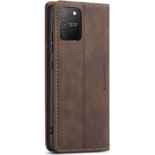 SZY Market Samsung Galaxy S10 Lite Flip Case Için Folio Kitap Vintage Pu Deri (Yurt Dışından)