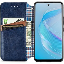 SZY Market Infinix Akıllı 8 Cüzdan Fonksiyonu Için Kılıf Deri Kılıf Moda Tasarım Flip (Yurt Dışından)