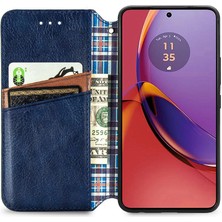 SZY Market Motorola Moto G84 5g Deri Kılıf Kapak Çevirin Cüzdan Fonksiyonu (Yurt Dışından)