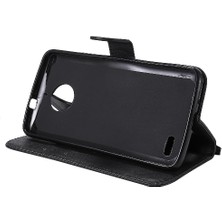 SZY Market Motorola Moto E4 Için Kart Yuvası ile Flip Case Iş Cüzdan Telefon Kılıfı (Yurt Dışından)