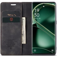 SZY Market Oppo Bulmak Için Flip Case X6 5g Vintage Pu Deri Cüzdan Kılıf Kart Yuvası (Yurt Dışından)