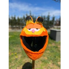 Jiekai Kask Peluşu Kask Kılıfı Garfield Kask Kılıfı