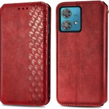 SZY Market Motorola Moto G84 5g Deri Kılıf Kapak Çevirin Cüzdan Fonksiyonu (Yurt Dışından)