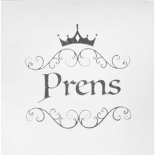 Hayaller Dükkanı Peçete Varaklı Prens Gümüş Pk:16