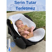 Little Dedi Ld Iceberg 4d Kumaşlı Bebek Arabası Minderi, Oeko-Tex 100 Sertifikalı Puset Minderi, 0-5 Yaş