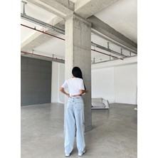 Blah Domates Baskılı Yapay Zeka Tasarımı Penye Oversize %100 Pamuk Kadın T-Shirt