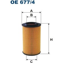 Carzen Filtron Mercedes Sprinter Yağ Filtresi OE677/4 Oem
