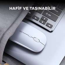 Ason Plus Inphic M1P Kablosuz Fare, Şarj Edilebilir Sessiz Kullanım Ultra Ince 2.4g USB Mouse