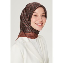 Armine Sport Twill Eşarp - 8557-83 Acı Kahve