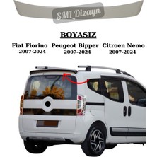 SML Dizayn Fiat Fiorino-Peugeot Bipper-Citroen Nemo 2007-2024 Bagaj Üstü Tavan Spoiler-Spoyler-Rüzgarlık-Kanat-Çıta Boyasız