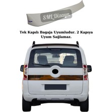 SML Dizayn Fiat Fiorino-Peugeot Bipper-Citroen Nemo 2007-2024 Bagaj Üstü Tavan Spoiler-Spoyler-Rüzgarlık-Kanat-Çıta Boyasız