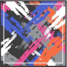 Armine Sport Twill Eşarp - 8030-04 Siyah Fuşya