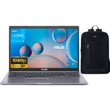 Asus X515 X515EA-EJ3902 Intel Core I3 1115G4 4gb 128GB SSD Freedos 15.6" Taşınabilir Bilgisayar+Boz Çanta