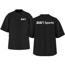 SSN Sports Style Nutrition Kısa Kollu Oversize Bisiklet Yaka Tshirt