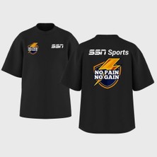 SSN Sports Style Nutrition Kısa Kollu Oversize Bisiklet Yaka Tshirt