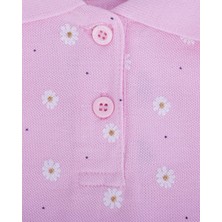 Bebelop Papatya Desenli Polo Yaka T-Shirt