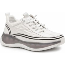 Bags Shoes Guja 24Y433 Unisex Hakiki Deri Ultra Comfort Ithal Taban Sneaker Spor Ayakkabı