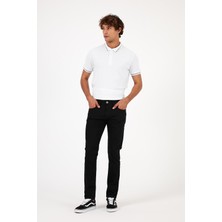Vena Erkek Edward Siyah Slim Straight Renkli Jean Pantolon